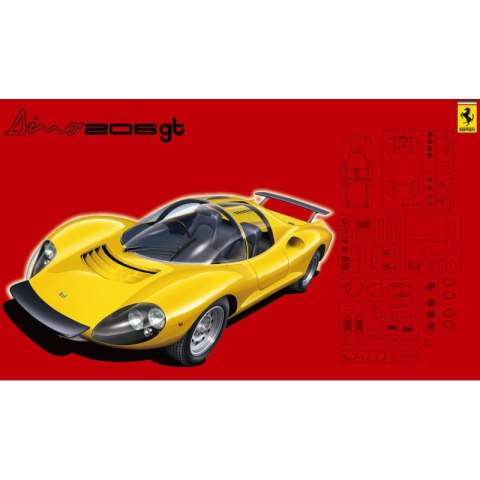 Fujimi 123639 1/24 RS-76 Ferrari Dino 206 GT