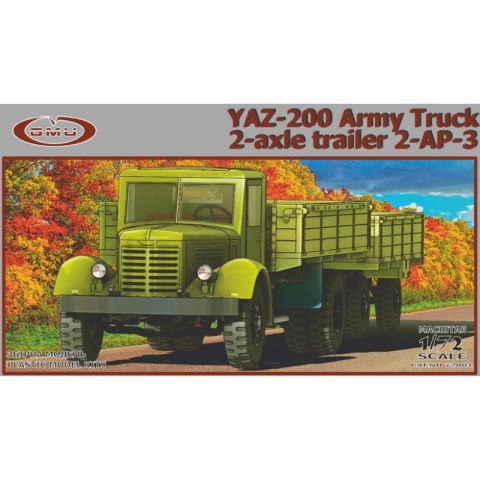 GMU 72001 YAZ-200 Army Truck 2-Axle Trailer 2-AP-3