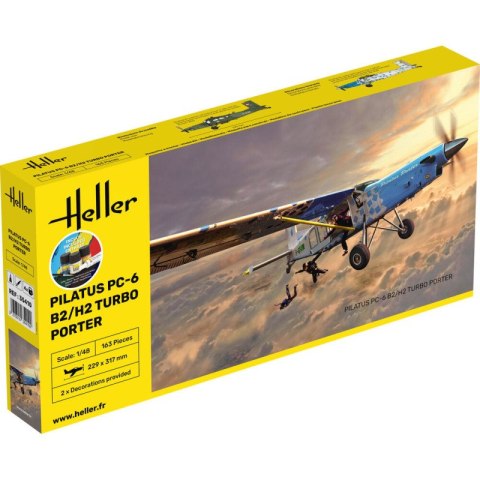 Heller 35410 Starter Kit - Pilatus PC-6 B2/H2 Turbo Porter