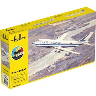 Heller 56459 Starter Kit - B-747-200 AF 1/125