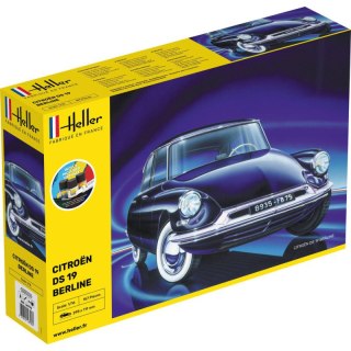 Heller 56795 Starter Set - Citroen DS 19 Berline 1/16