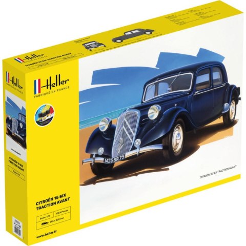Heller 56799 Starter Kit - Citroen 15 SIX Traction Avant Heller 56799 Starter Kit - Citroen 15 SIX Traction Avant