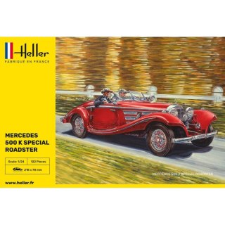 Heller 80710 Mercedes 500K Special Roadster 1/24