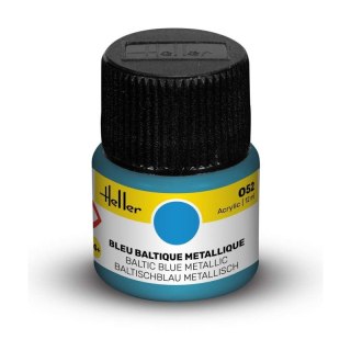 Heller Acrylic Paint 052 Baltic Blue Metallic 12 ml