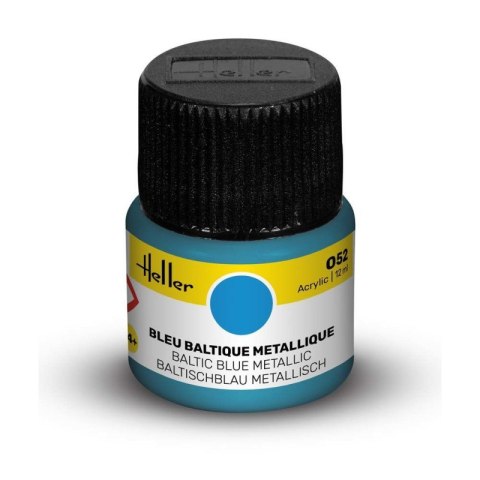 Heller Acrylic Paint 052 Baltic Blue Metallic 12 ml Heller Acrylic Paint 052 Baltic Blue Metallic 12 ml