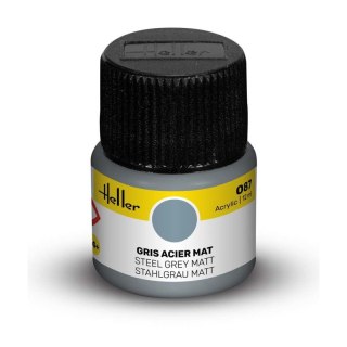 Heller Acrylic Paint 087 Steel Grey Matt 12 ml