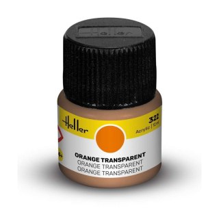 Heller Acrylic Paint 322 Orange Transparent 12 ml