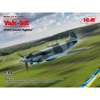 ICM 32091 Yak-9K, WWII Soviet fighter