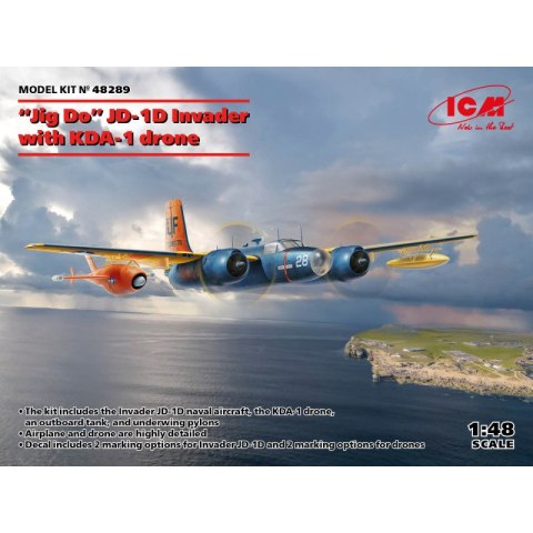 ICM 48289 ''Jig Dog' JD-1D Invader with KDA-1 drone