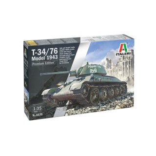 Italeri 6570 1/35 T-34/76 Model 1943 Early Version Premium Edition