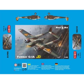 Mikromir 48-016+ Fokker G-1A + 3d details