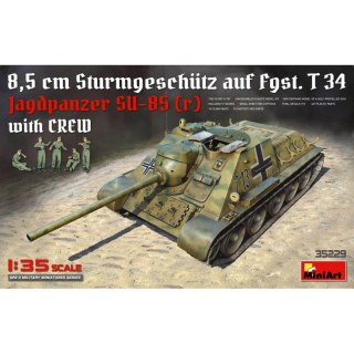 Mini Art 35229 Jagdpanzer Su-85(r) w/crew