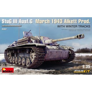 Mini Art 35367 StuG III Ausf. G March 1943 Alkett Prod. With Winter Tracks