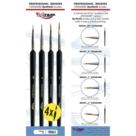 Mirage 100063 Brush Standard Set Mirage 100063 Brush Standard Set