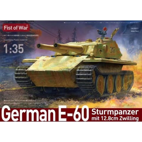 Modelcollect UA35011 German E-60 Sturmpanzer mit 12.8cm Zwilling