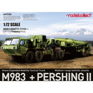 Modelcollect UA72360 USA M983 Heavy Expanded Mobility Tactical Truck + Pershing II Medium Range Ballistic Missile