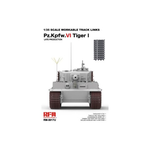 RFM-5017U Workable track links for Tiger I late RFM-5017U Workable track links for Tiger I late