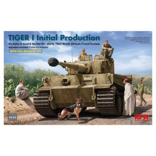 RFM-5050 Tiger I Initial Production Pz.Kpfw.VI Ausf.E Sd.Kfz181 Early 1943 North African Front/Tunisia with full interior kit