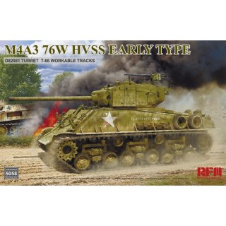 RFM-5058 M4A3 76W HVSS Early type D82081 turret T - 66 track
