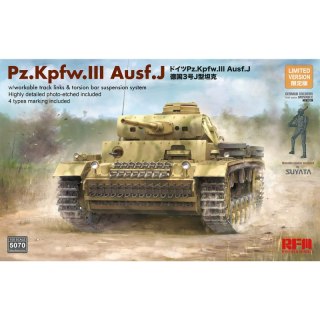 RFM-5070 Pz.Kpfw.III Ausf.J w/workable track links & torsion bar suspension system