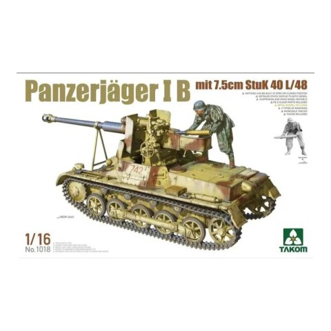 Takom 1018 Panzerjäger I B mit 7,5cm StuK 40 L/48