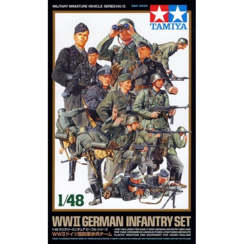 Tamiya 32512 WWII German Infantry Set