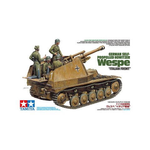 Tamiya 35358 1/35 Howitzer- Wespe Italian Front