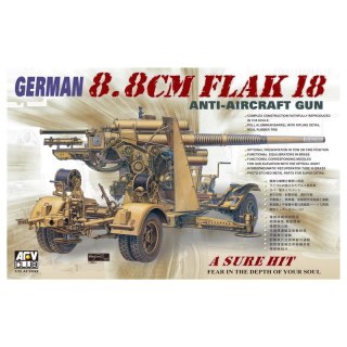 AFV Club AF35088 8.8 Cm Flak 18 Anti-aircraft Gun