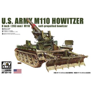 AFV Club AF35110 U.S. Army M110 Howitzer 8 inch (203 mm) M110 Self Propelled Howitzer