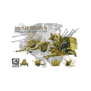 AFV Club AF35149 4X2 Cm Flakvierling 38 W/ Trailer