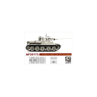 AFV Club AF35173 T-34 500 mm W/Cast Links