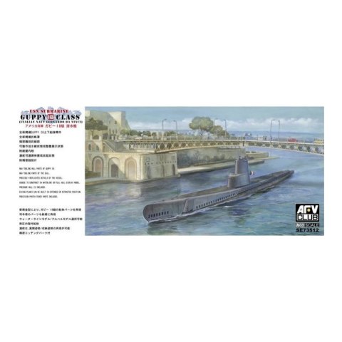 AFV Club SE73512 USN Submarine Guppy 1B Class (Italian Navy SS Leonardo Da Vinci)