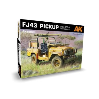 AK Interactive 35003 FJ43 Pickup With SPG-9 Recoilless Gun