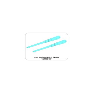 Aber 35 L-291 German 88 mm Barrels for Flakzwilling Flakpanzer E-100 (Amusing Hobby)