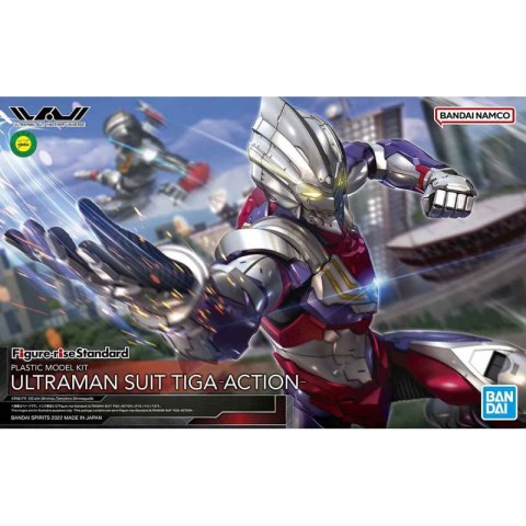 Bandai 62076 FIGURE RISE ULTRAMAN SUIT TIGA -ACTION- GUN62076 ID [ ]