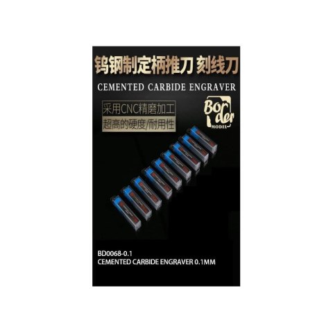 Border Model BD0068-0.1 Cemented Carbide Line Engraver 0.1mm