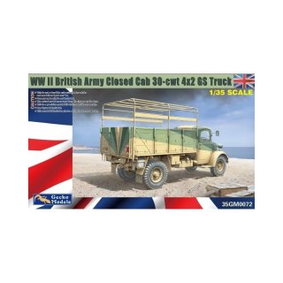 Gecko Models 35GM0072 WWII British Army Closed Cab 30-cwt 4X2 GS Truck