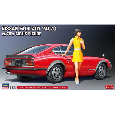 Hasegawa SP539-52339 Nissan Fairlady 240ZG w/70's Girl's Figure