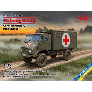 ICM 35138 Unimog S 404 German Military Ambulance