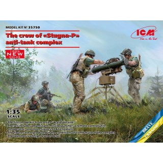 ICM 35750 The Crew of Stugna-P Anti-Tank Complex (100% New Molds)