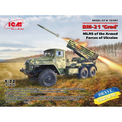 ICM 72707 BM-21 'Grad' MLRS of The Armed Forces of Ukraine