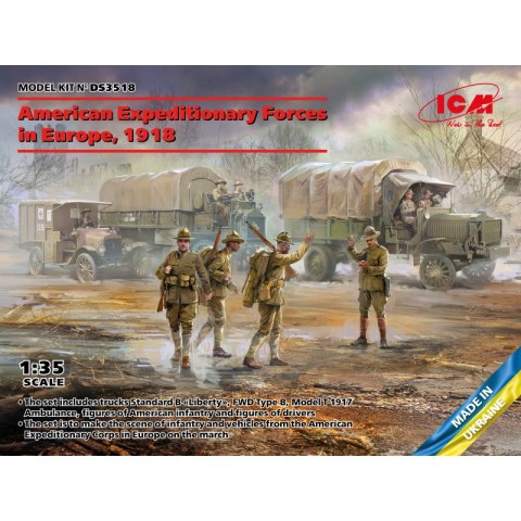 ICM DS3518 American Expeditionary Forces in Europe, 1918