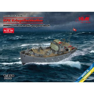 ICM S.018 KFK Kriegsfischkutter WWII German Multi-Purpose Boat