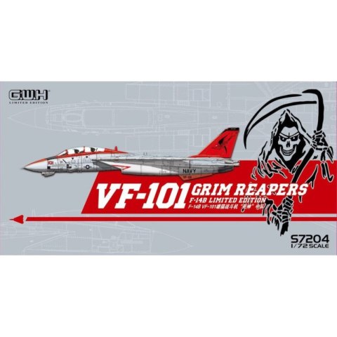 Lion Roar S7204 (G.W.H) VF-101 Grim Reapers F-14B Limited Edition Lion Roar S7204 (G.W.H) VF-101 Grim Reapers F-14B Limited Edition