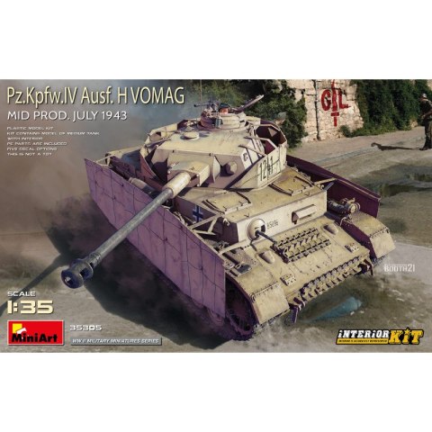 Mini Art 35305 Pz.Kpfw.IV Ausf. H VOMAG Mid Prod. July 1943