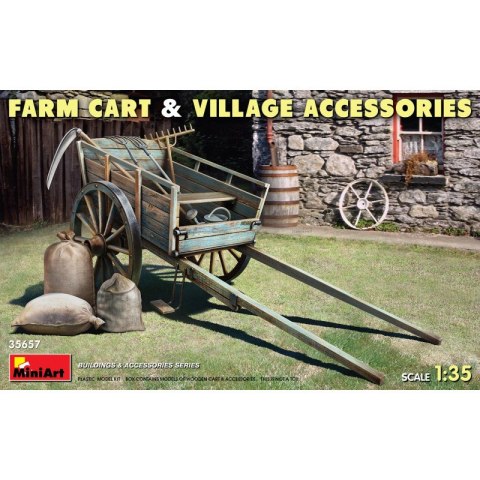 Mini Art 35657 Farm Cart & Village Accessories Mini Art 35657 Farm Cart & Village Accessories