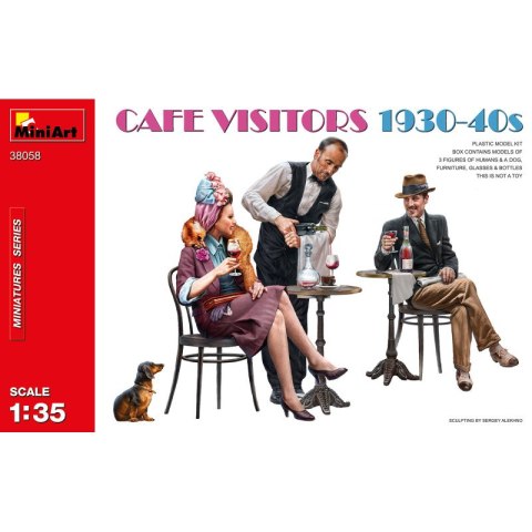 Mini Art 38058 Cafe Visitors 1930-40s Mini Art 38058 Cafe Visitors 1930-40s