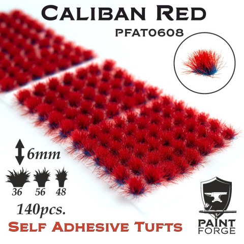 Paint Forge PFAT0608 Caliban Red Alien Tufts 6 mm