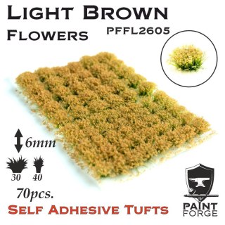 Paint Forge PFFL2605 Light Brown Flowers 6 mm