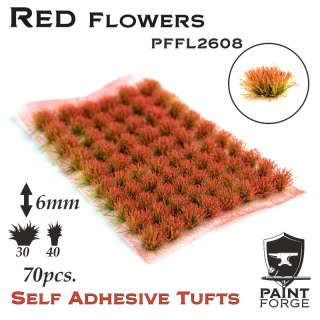 Paint Forge PFFL2608 Red Flowers 6 mm